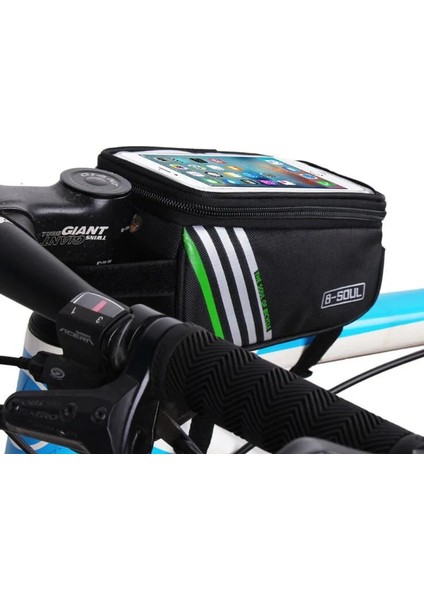 Kırmızı Stil Bisiklet Telefonu Çantası Su Geçirmez Bisiklet Çantaları Dokunmatik Ekran Kılıfı 4. Mtb Tüp Çerçeve Saklama Çantası Bisiklet Panniers Aksesuarları (Yurt Dışından) indirimleri