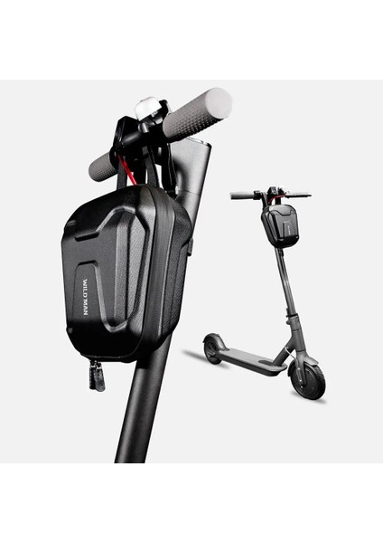Vahşi Adam Evrensel Bisiklet Elektrikli Scooter Asılı Çanta 2.5l Eva Sert Kabuk Yağmur Geçirmez Pannier Kılıfı Için M365 Es1 Es2 Es3 Es4 (Yurt Dışından) modelleri