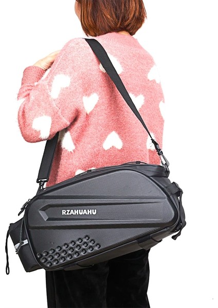 Mavi 13L Stili Bisiklet Taşıma Çantası Bisiklet Rafı Pannier Bagaj Çantaları Sepet Arka Koltuk Raf Kılıfı Bisiklete Binme Bagajı Omuz Çantası Bisiklet Arka Çantası (Yurt Dışından) fırsatları