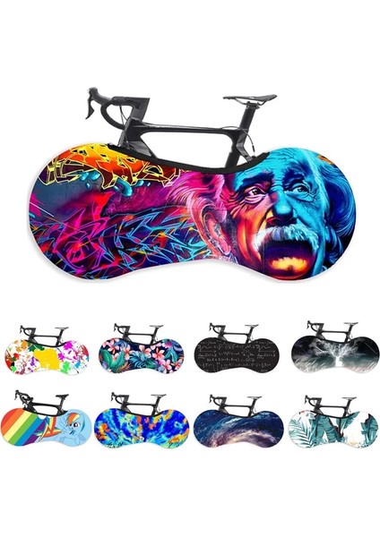 No.2 Tarzı Bisiklet Koruyucu Kapak Mtb Yol Bisikleti Koruyucu Dişli Anti-Toz Tekerlekler Çerçeve Kapak Çizilmeye Dayanıklı Saklama Çantası Bisiklet Toz Kapağı (Yurt Dışından)