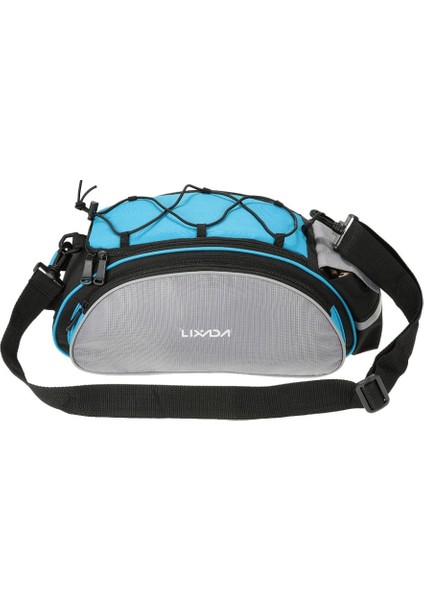Mavi Stil Lixada Bisiklet Arka Koltuk Çantası 13L Su Geçirmez Bisiklet Bisiklet Rafı Koltuk Çantası Arka Bagaj Pannier Arka Koltuk Çantası Çanta Omuz Çantaları (Yurt Dışından)