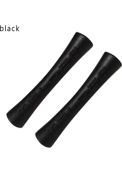 B 2 Adet Siyah Stil Ultralight Tpr Kauçuk Bisiklet Kablo Kılavuzları Silikon Hat Koruyucu Ultralight Çerçeve Koruyucu Frenler Vites Aksesuarları (Yurt Dışından)