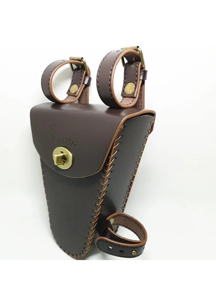 Yeşil Stil G05 Bisiklet Alet Çantaları Işın Üçgen Çanta Kiti ile Retro Bisiklet Kiriş Çanta Çanta Deri Nostaljik Clatyle (Yurt Dışından) fırsatları