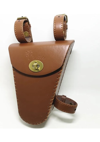 Yeşil Stil G05 Bisiklet Alet Çantaları Işın Üçgen Çanta Kiti ile Retro Bisiklet Kiriş Çanta Çanta Deri Nostaljik Clatyle (Yurt Dışından) indirimleri