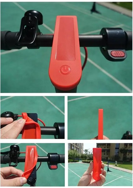C Stili Xiaomi Elektrikli Scooter Için Silikon Su Geçirmez Panel Kapak Için M365 Pro LED Ekran Silikon Kol (Yurt Dışından)