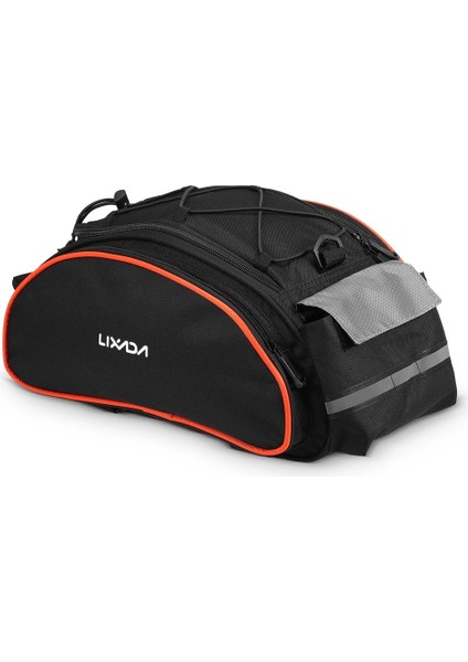 Gri Tarzı Lixada Bisiklet Arka Koltuk Çantası 13L Su Geçirmez Bisiklet Bisiklet Rafı Koltuk Çantası Arka Bagaj Pannier Arka Koltuk Çantası Çanta Omuz Çantaları (Yurt Dışından) fırsatları