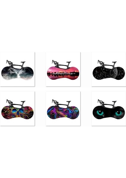 No.8 Stili 26-28 Bisiklet Koruyucu Kapak Mtb Yol Bisiklet Aksesuarları Anti-Toz Tekerlekler Çerçeve Kapak Çizilmeye Dayanıklı Saklama Çantası 158*62 cm Bisiklet Kapağı (Yurt Dışından)