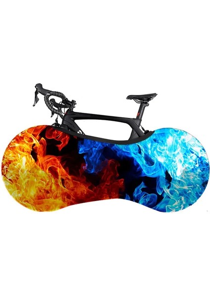 No.8 Stili 26-28 Bisiklet Koruyucu Kapak Mtb Yol Bisiklet Aksesuarları Anti-Toz Tekerlekler Çerçeve Kapak Çizilmeye Dayanıklı Saklama Çantası 158*62 cm Bisiklet Kapağı (Yurt Dışından)