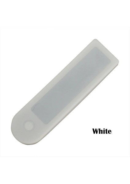 Beyaz Stil 140X39X7MM Ooter Dashboard Kapak Yumuşak Silikon Kol Devre Ekran Su Geçirmez Korumak Kılıf Xiaomi Mijia M365 Pro Access (Yurt Dışından)