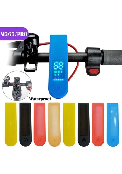 Beyaz Stil 140X39X7MM Ooter Dashboard Kapak Yumuşak Silikon Kol Devre Ekran Su Geçirmez Korumak Kılıf Xiaomi Mijia M365 Pro Access (Yurt Dışından)