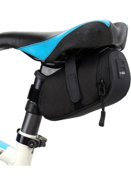 Siyah Stil B-Soul Bisiklet Eyer Çantası Bisiklet Su Geçirmez Koltuk Kılıfı Saklama Kutusu Taşınabilir Büyük Bisiklet Koltuk Çanta Bisiklet Arka Kuyruk Arka Kılıf (Yurt Dışından)