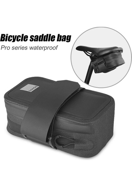 Beyaz Stil Su Geçirmez Bisiklet Seatpost Çanta 0.5l Tpu Kuyruk Kılıfı Arka Paket Mtb Bisiklet Bisiklete Binme Eyer Depolama Pannier (Yurt Dışından)