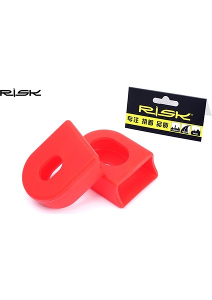Kırmızı Stil Bisiklet Silikon Krank Kapağı Koruyucu Silikon Kol Pedal Aynakol Koruyucu Kılıf Dağ Yol Bisikleti Bisiklet Mtb Aksesuarları (Yurt Dışından)