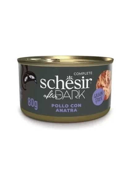 After Dark Et Suyu Içinde Tavuklu ve Ördekli Yetişkin Kedi Konservesi 80 gr