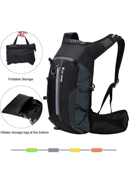 Turuncu Çanta Sadece Stil Ultralight Bisiklet Çantası Taşınabilir Su Geçirmez Spor Sırt Çantası 10L 15L16L Açık Yürüyüş Tırmanma Kılıfı Bisiklet Bisiklet Katlanır Sırt Çantası (Yurt Dışından) indirimleri