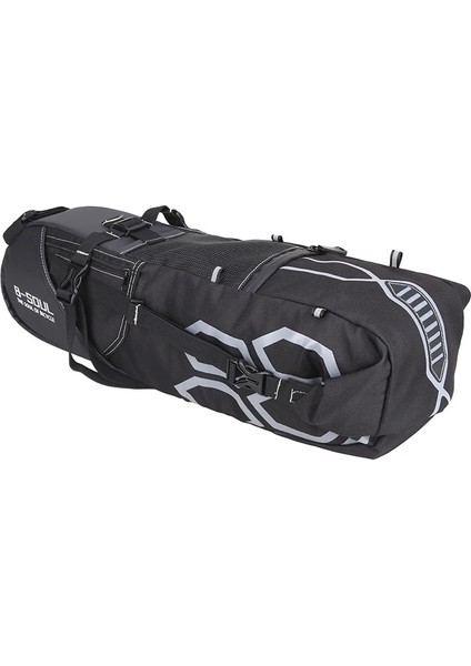 82143 Siyah 12L Stili 2 L 12L Su Geçirmez Bisiklet Eyer Çantası, Mtb Yolu Için Bisiklet Bisiklet Çantası, Büyük Kapasiteli Katlanabilir Kuyruk Arka Çanta Gövde Bikepacking (Yurt Dışından) indirimleri