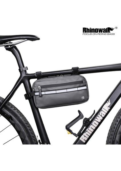 X2010-SIYAH Stili Rhinowalk Yeni Gidon Çantası Bisiklet Çantaları Çerçeve Pannier Çanta Su Geçirmez Işlevli Taşınabilir Omuz Çantası Bisiklet Aksesuarı (Yurt Dışından) indirimleri