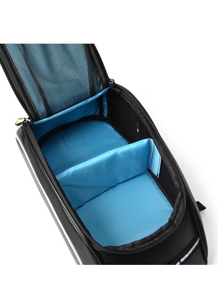 D Tipi Stili Bisiklet Çantası Eyer Çantası Çok Işlevli 7l Bisiklet Kuyruğu Arka Çanta Bisiklete Binme Bicicleta Basket Raf Bagaj Çantası Su Geçirmez Yağmur Kapağı ile (Yurt Dışından) fırsatları