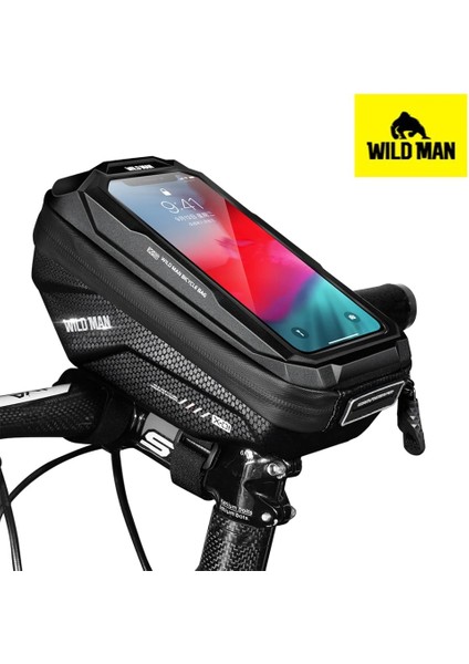 X3 Beyaz Stil Wıld Man Bisiklet Dokunmatik Ön Çerçeve Çanta Eva Çift Fermuarlı Telefon Kılıfı Mtb Bisiklet Bisiklet Aksesuarları Bisiklet Çantası (Yurt Dışından) fiyatları