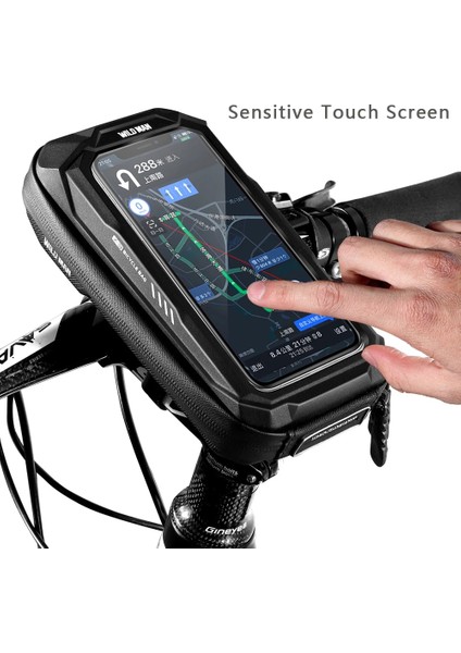 X3 Beyaz Stil Wıld Man Bisiklet Dokunmatik Ön Çerçeve Çanta Eva Çift Fermuarlı Telefon Kılıfı Mtb Bisiklet Bisiklet Aksesuarları Bisiklet Çantası (Yurt Dışından) indirimleri