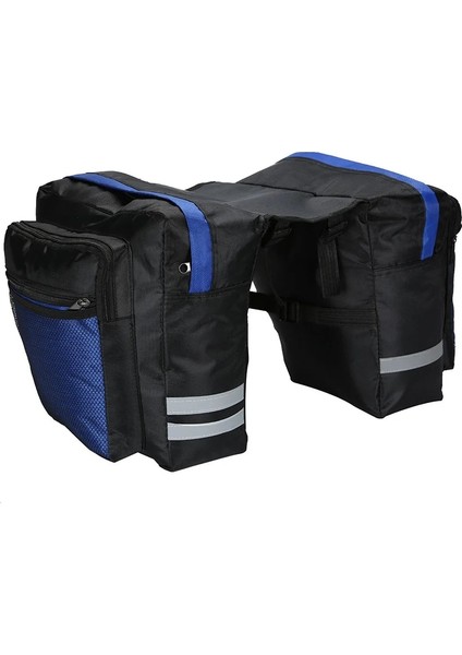 Gösterildiği Gibi Stil Bisiklet Çift Taraflı Arka Kuyruk Koltuk Depolama Pratik Dağ Bisikleti Bagaj Rafı Yansıtıcı Şerit Bagaj ile Kuyruk Koltuk Pan Çanta (Yurt Dışından) fırsatları