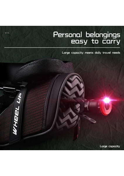 C19-87 Stili Wheel Up Bisiklet Çantası Yağmur Geçirmez Bisiklet Sırt Çantası Yansıtıcı Arka Büyük Kapasite Için Bisiklet Seatpost Mtb Bisiklet Çantası Aksesuarı (Yurt Dışından) fırsatları