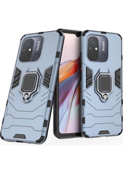 Xiaomi Redmi 12C Askeri Damla Koruma Kickstand Darbeye (Yurt Dışından)