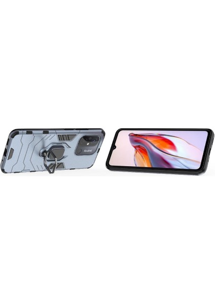 Xiaomi Redmi 12C Askeri Damla Koruma Kickstand Darbeye (Yurt Dışından)
