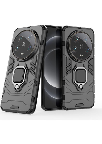 Xiaomi 14 Için Kılıf Ultra Askeri Damla Koruma 360 &deg; Dönen Halka Kapak (Yurt Dışından)