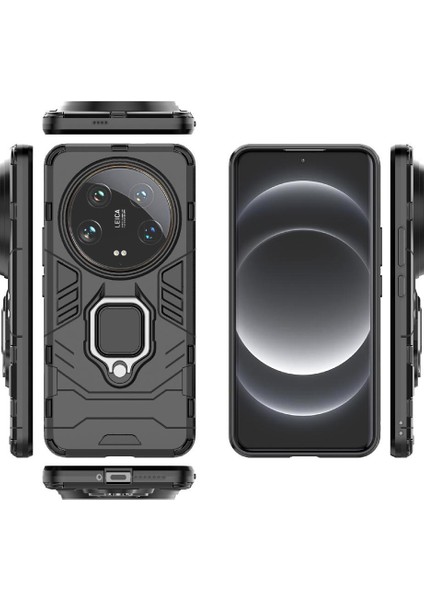 Xiaomi 14 Için Kılıf Ultra Askeri Damla Koruma 360 &deg; Dönen Halka Kapak (Yurt Dışından)