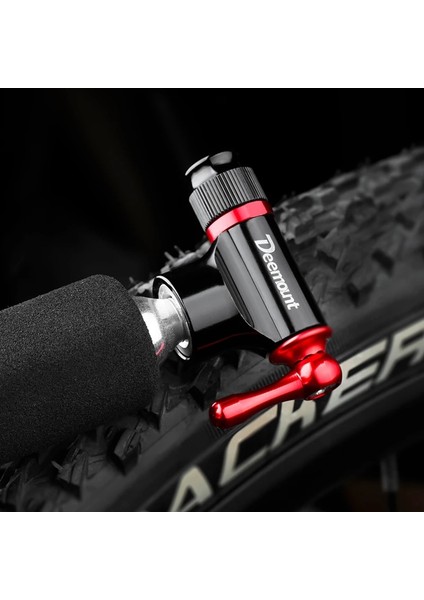 PMP008BRD Stili Dişli Kartuş Için Bisiklet Co2 Nozulu Schrader Presta Döngüsüne Uyar Acil Enflasyon Hizmeti Dahil. 16G N 12G Için 2 Köpük Muhafaza (Yurt Dışından) modelleri