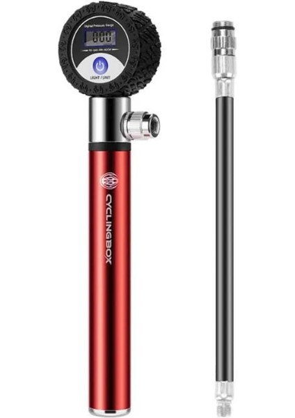 Kırmızı Stil 120PSI Şarj Edilebilir Hava Pompası Lastik Şişirme Akülü Taşınabilir Kompresör LCD Dijital Araba Lastik Pompası Araba Bisiklet Lastikleri Topları Için (Yurt Dışından)