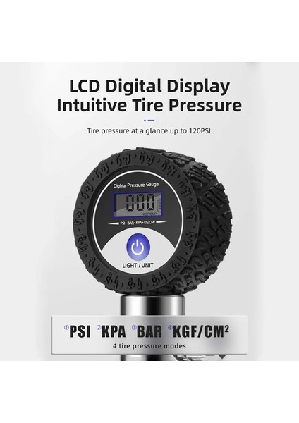 Kırmızı Stil 120PSI Şarj Edilebilir Hava Pompası Lastik Şişirme Akülü Taşınabilir Kompresör LCD Dijital Araba Lastik Pompası Araba Bisiklet Lastikleri Topları Için (Yurt Dışından) indirimleri
