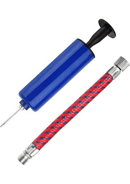 Beyaz Stil Et Dayanıklı Balon Top Şişirme Taşınabilir Esnek Hortum Voleybol Futbol Basketbol Iğne El Hava Pompası (Yurt Dışından) fırsatları