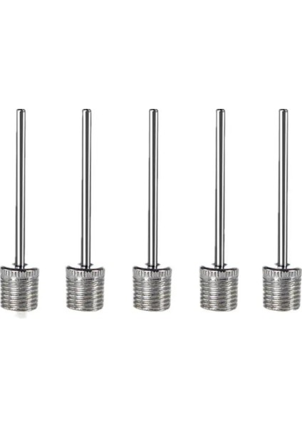 5 Adet Tarzı Ort Top Şişirme Pompası Iğne Şişme Hava Valfi Adaptörü Paslanmaz Çelik Futbol Basketbol Futbol Için Pum (Yurt Dışından)