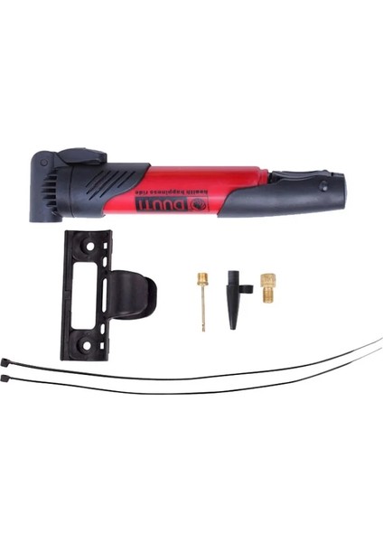 Kırmızı Stil Mini Bisiklet Hava Pompası Bisiklet Lastik Şişirme 3 Bölümlü Tasarım Yüksek Yoğunluklu Sirkülasyon Mtb Yol Bisikleti Pompa Bisiklet Aksesuarları (Yurt Dışından)