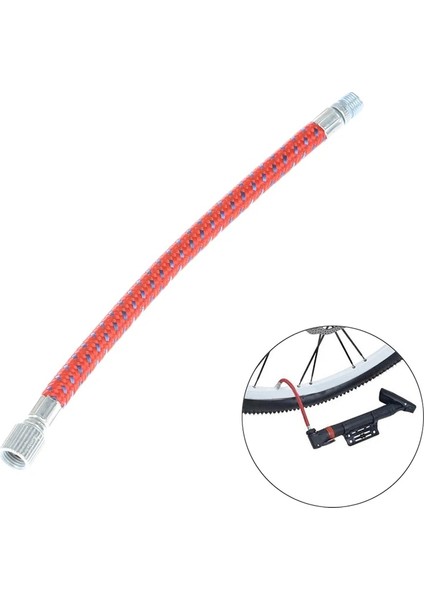 1 Adet Bisiklet Pompası Uzatma Hortumu Tüp Boru Kordon Bisiklet Pompalama Parçaları Şişirme Hortumu (Yurt Dışından)