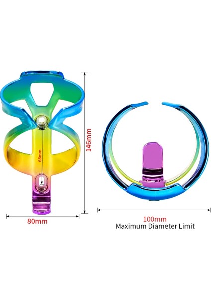 Tip1 D Stili Swtxo Ultralight Bisiklet Su Şişesi Kafesi Pc Mtb Dağ Yol Bisikleti Şişe Tutucu Braketi Bisiklet Bisiklet Şişe Kafesi (Yurt Dışından)