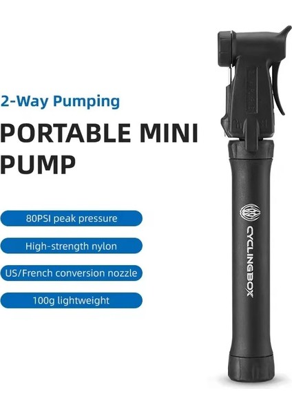 Siyah Pompa Stili Bisiklet Pompası Taşınabilir Mini Bisiklet Pompası Dağ Bisikleti Şişirme Schrader Presta Bisiklet Aksesuarları (Yurt Dışından) modelleri