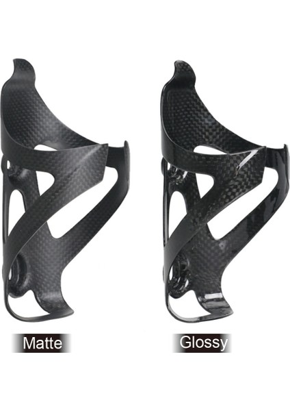 Siyah Mat Stil Karbon Şişe Kafesi Açık Sprots Bisiklet Bisiklet Şişe Kafesi Mtb Su Kafesi Tutucu 25G (Yurt Dışından) fırsatları