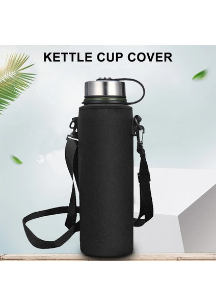 800ML Kupa Setleri Stili Su Şişesi Taşıma Kılıfı Çanta Omuz Askısı Kettle Kılıfı Tutucular Yüksek Kapasiteli Yalıtımlı Soğutucu Çanta ml (Yurt Dışından)