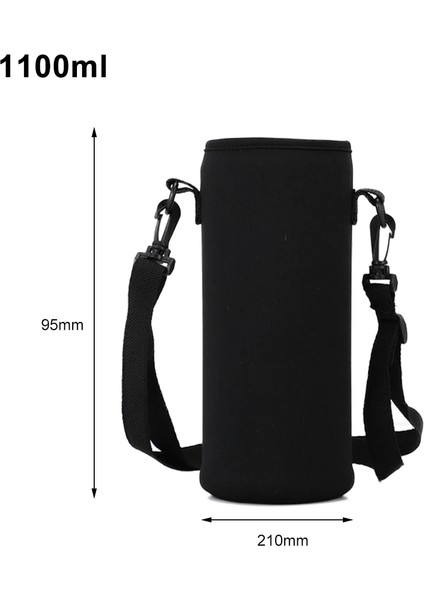800ML Kupa Setleri Stili Su Şişesi Taşıma Kılıfı Çanta Omuz Askısı Kettle Kılıfı Tutucular Yüksek Kapasiteli Yalıtımlı Soğutucu Çanta ml (Yurt Dışından)