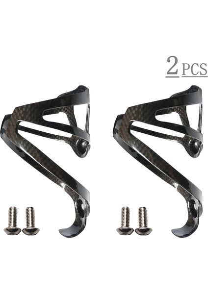 3k Parlak 2 Adet Stil Ot Satış Tam Karbon Fiber Şişe Kafesi Şişe Tutucu Bisiklet Aksesuarları Paketi ile Mat Folors 16G (Yurt Dışından)