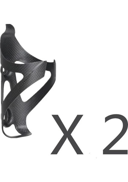 2 Adet Mat Stil 2020 Sıcak Satış Tam Karbon Fiber Bisiklet Su Şişesi Kafesi Mtb Yol Bisikleti Botelle Tutucu Ultra Hafif Döngüsü Ekipmanları Mat Parlak (Yurt Dışından)