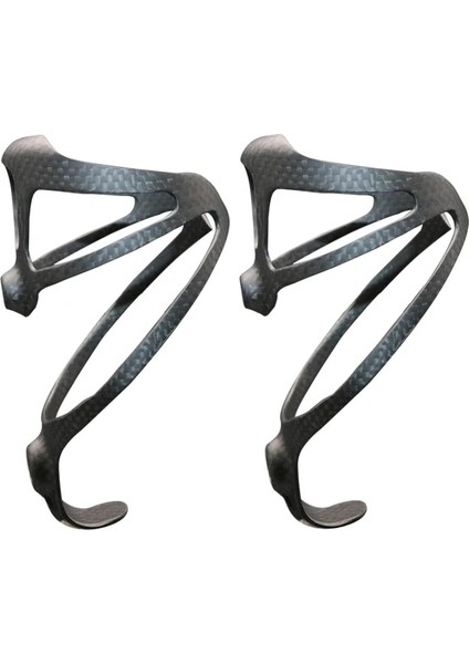 Mat 2 Adet Tarzı Bisiklet Su Şişesi Tutacağı Tam 3k Karbon Fiber Ultra Hafif Dağ Yol Bisikleti Doğa Sporları Mat Parlak Şişeler Kafes Tutacağı (Yurt Dışından)