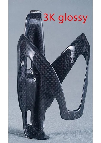 3k Parlak Stil Karbon Şişe Kafesi Yol Bisikleti Dağ Bisikleti 3k Ud Bisiklete Binme Karbon Fiber Bisiklet Şişe Kafesi Bisiklete Binme Su Şişesi Tutucusu (Yurt Dışından)