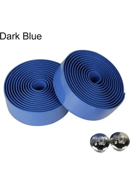 Lacivert Tarzı Lismo Gidon Bant Kamuflaj Bisiklet Kolu Kemer Bisiklet Mantarı Kaymaz Gidon Bant Sargı Bisiklet Aksesuarları (Yurt Dışından)