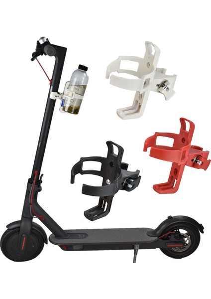 Beyaz Stil Scooter Su Bardağı Braketi Elektrikli Scooter Bisiklet Şişe Kafes Tutucu Su Isıtıcısı Raf Xiaomi Pro Scooter Aksesuarları (Yurt Dışından) fiyatları