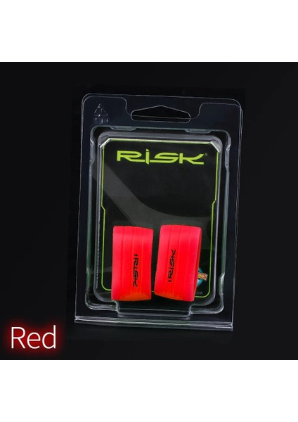 Kırmızı Stil 1 Çift Risk Bisiklet Gidon Bant Silikon Sabit Halka Sabitleme Döngüler Yaka Tutma Kol Yol Bisikleti Sarma Kemeri (Yurt Dışından)