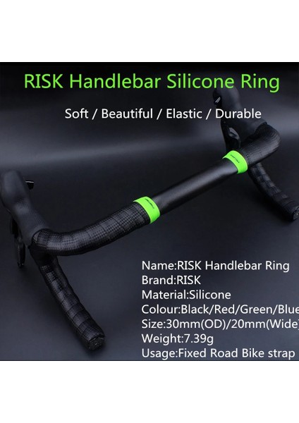 Kırmızı Stil 1 Çift Risk Bisiklet Gidon Bant Silikon Sabit Halka Sabitleme Döngüler Yaka Tutma Kol Yol Bisikleti Sarma Kemeri (Yurt Dışından) modelleri